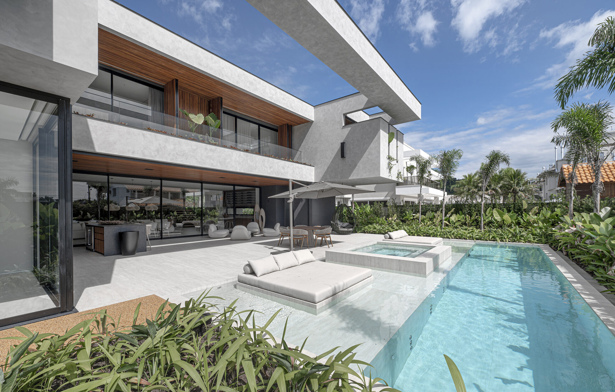 Interior residencial assinado pelo Rosas Arquitetos Associados